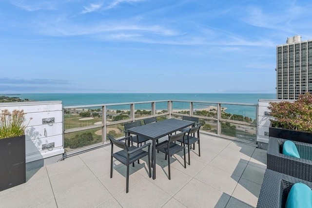 1555 N Dearborn Pkwy Unit 25Ab, Chicago, IL 60610 - balcony with a water view