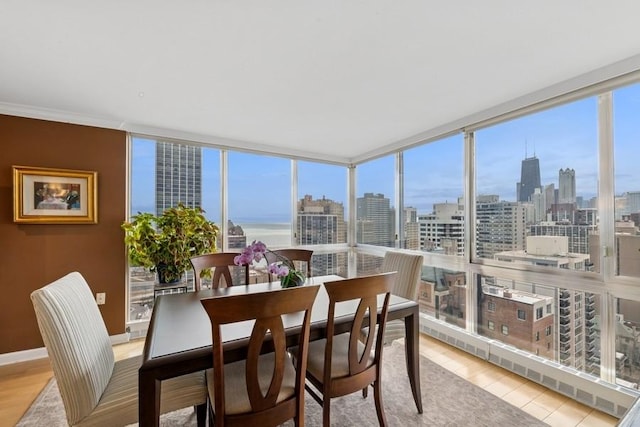 1555 N Dearborn Pkwy Unit 25Ab, Chicago, IL 60610 - sunroom / solarium with a city view