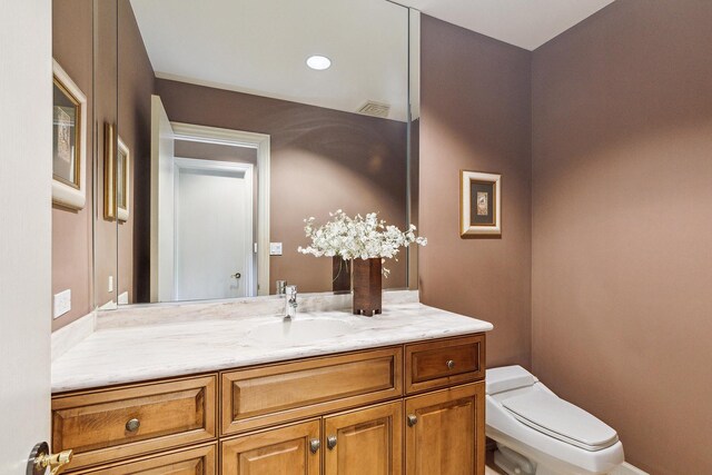 621 Chatfield Rd, New Lenox, IL 60451 - half bath featuring toilet and vanity
