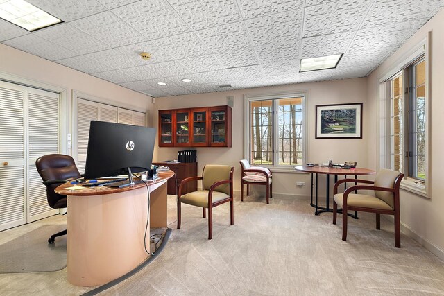 621 Chatfield Rd, New Lenox, IL 60451 - office featuring light colored carpet and baseboards