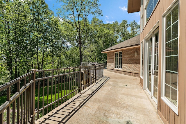 621 Chatfield Rd, New Lenox, IL 60451 - balcony with french doors
