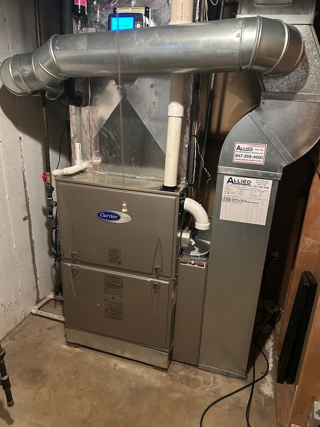 view of utility room