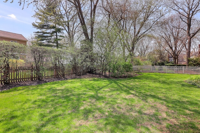 416 E Bauer Rd, Naperville, IL 60563 - view of yard featuring a fenced backyard