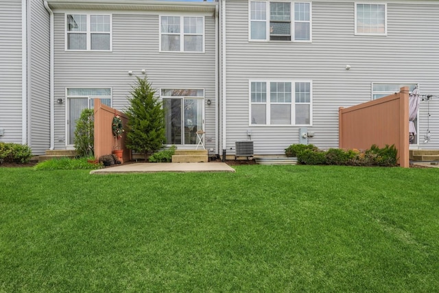 2835 Cattail Ct Unit B, Wauconda, IL 60084 - back of house featuring a patio and central AC
