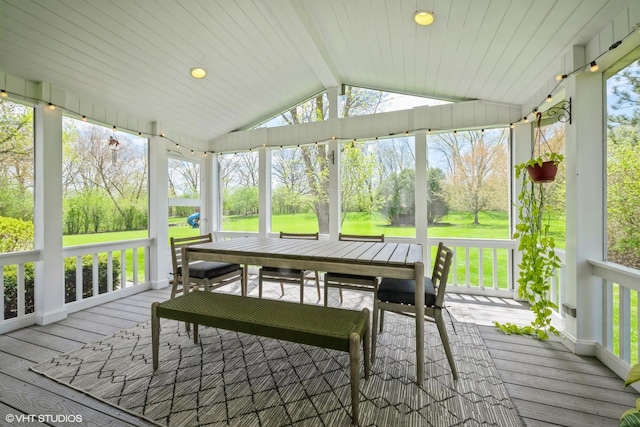 1485 Lexington Rd, Green Oaks, IL 60048 - sunroom / solarium with lofted ceiling and plenty of natural light
