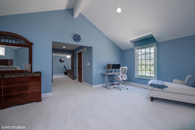 1485 Lexington Rd, Green Oaks, IL 60048 - carpeted office space featuring baseboards and recessed lighting