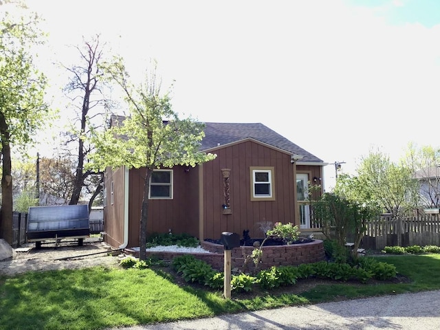 exterior space with fence