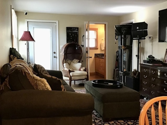 view of living area