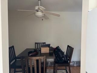 113 E Winchester Rd Unit C, Libertyville, IL 60048 - dining room featuring ceiling fan