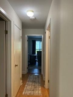 113 E Winchester Rd Unit C, Libertyville, IL 60048 - hallway with light wood-style flooring