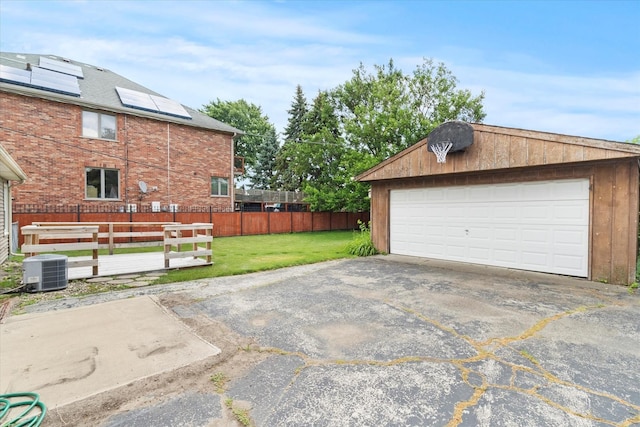 6449 W 84th St, Burbank, IL 60459 - detached garage with solar panels