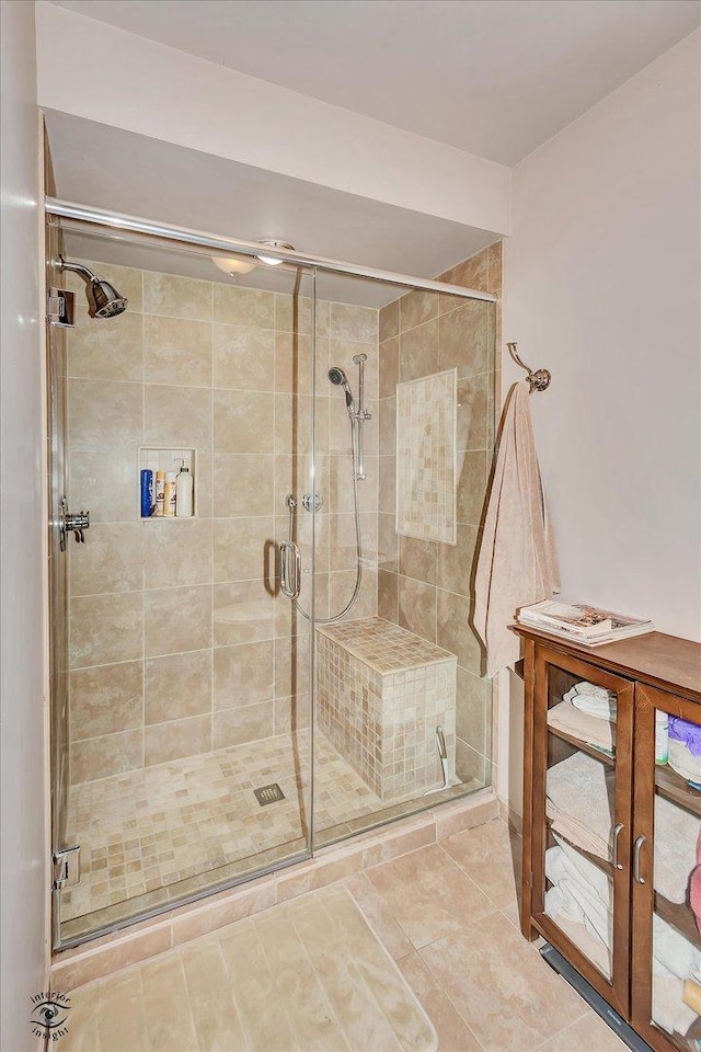 145 Markev Ln, New Lenox, IL 60451 - full bathroom with a shower stall and tile patterned floors