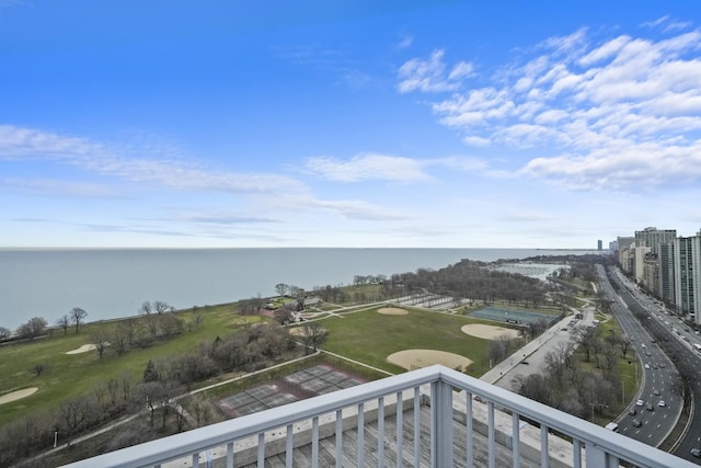 property view of water