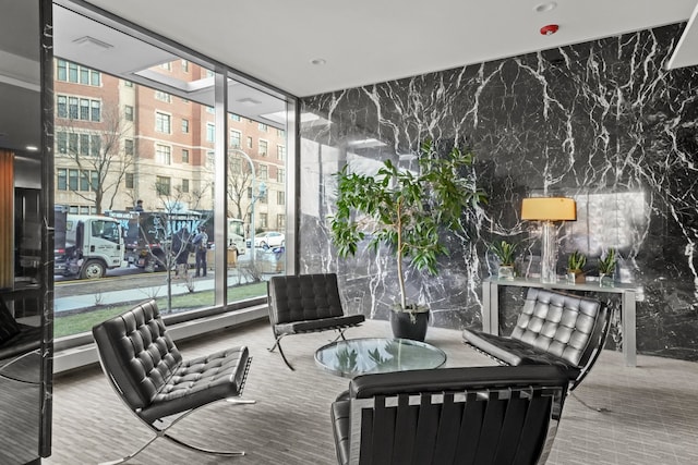 view of community lobby