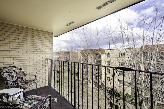6430 W Belle Plaine Ave Unit 508, Chicago, IL 60634 - balcony with visible vents