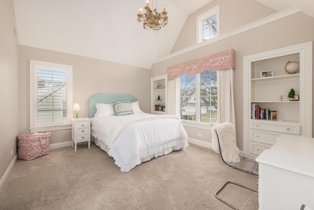 4529 Washington St, Downers Grove, IL 60515 - bedroom featuring light colored carpet, baseboards, and multiple windows