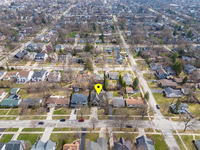 4529 Washington St, Downers Grove, IL 60515 - drone / aerial view featuring a residential view