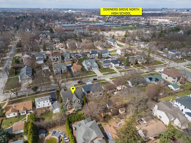 4529 Washington St, Downers Grove, IL 60515 - aerial view featuring a residential view