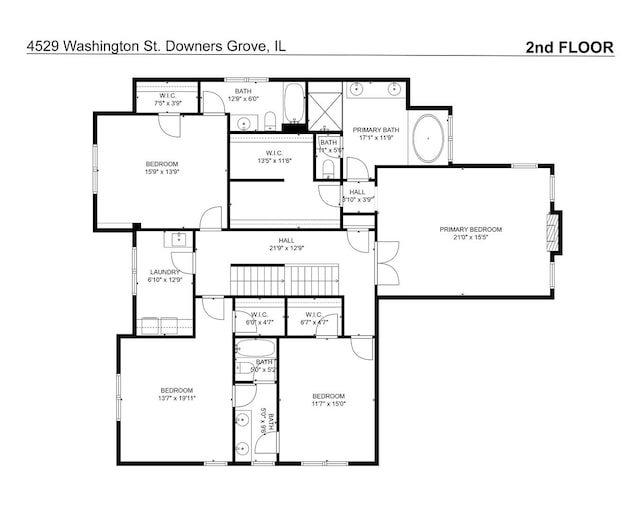 4529 Washington St, Downers Grove, IL 60515 - plan