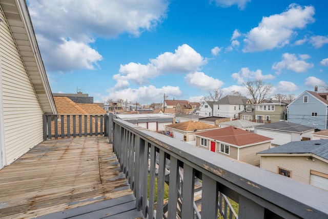 1913 N Kildare Ave, Chicago, IL 60639 - wooden deck with a residential view