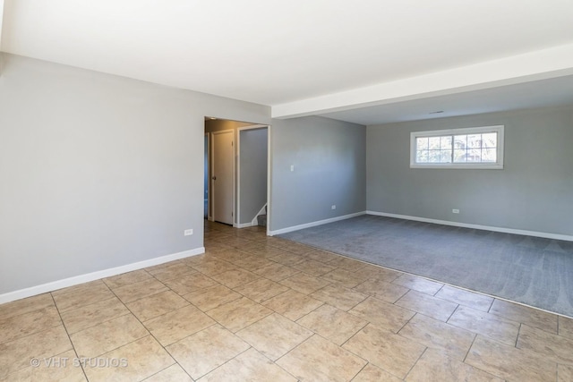 1437 S Busse Rd, Mount Prospect, IL 60056 - unfurnished room featuring stairway, light colored carpet, and baseboards