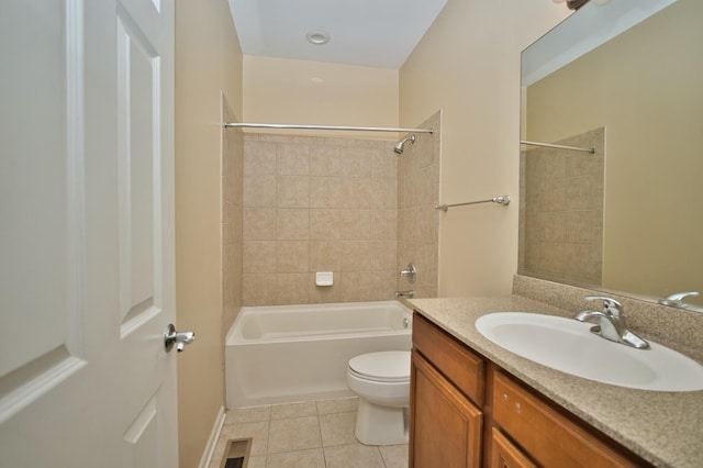 353 E Eastgate Pl, Chicago, IL 60616 - bathroom with vanity, tile patterned flooring, and shower / bath combination