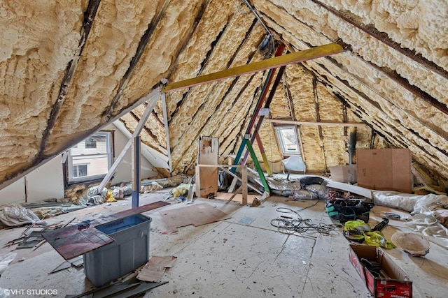 2622 N Central Park Ave, Chicago, IL 60647 - attic featuring a wealth of natural light