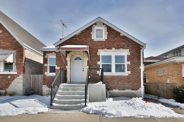 1405 S Central Ave, Cicero, IL 60804 - bungalow-style house with brick siding and fence