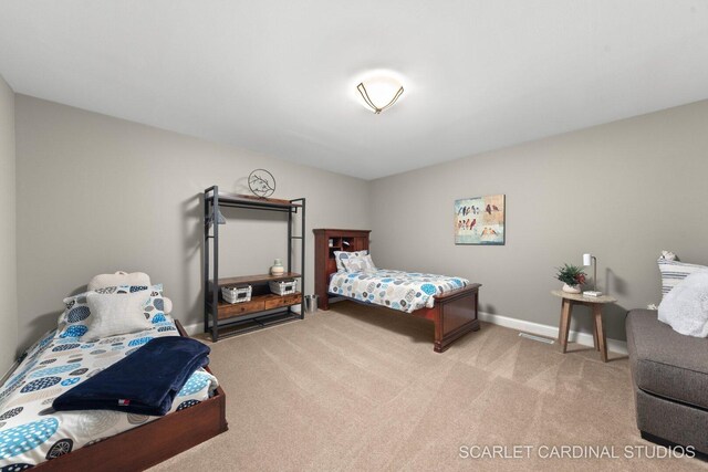 2793 Nicole Cir, Aurora, IL 60502 - bedroom featuring baseboards and light colored carpet