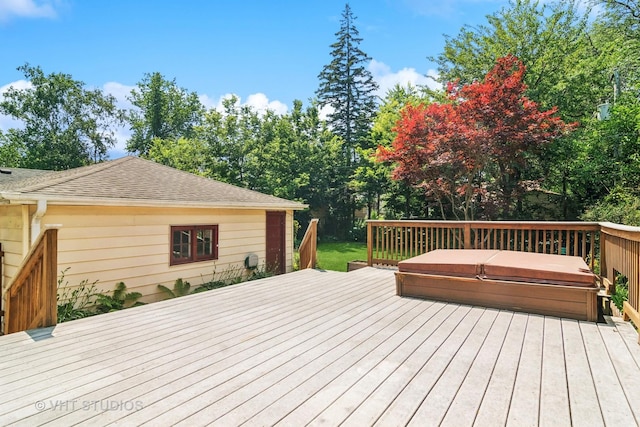 212 N Russel St, Mount Prospect, IL 60056 - view of wooden deck