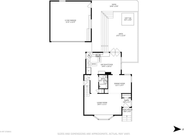 212 N Russel St, Mount Prospect, IL 60056 - view of home floor plan