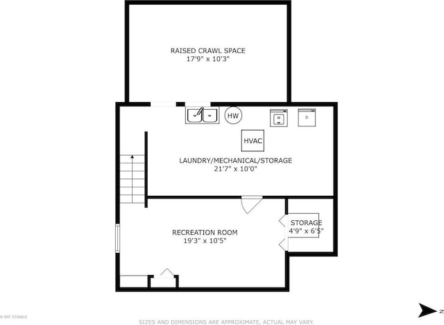 212 N Russel St, Mount Prospect, IL 60056 - view of floor plan / room layout