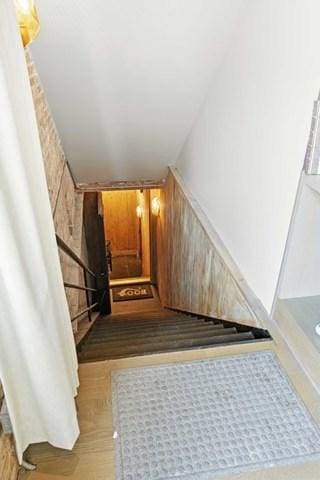 view of staircase