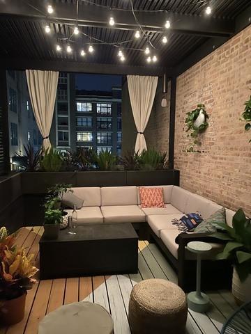 exterior space with outdoor lounge area