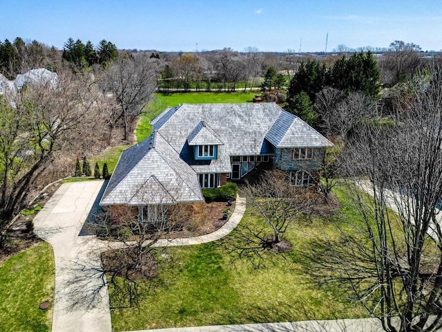 drone / aerial view