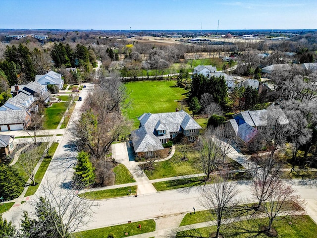 birds eye view of property featuring a residential view