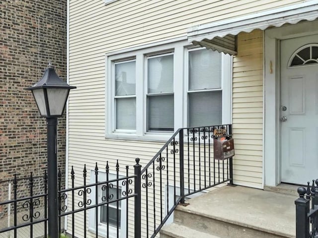 2124 W 24th St, Chicago, IL 60608 - doorway to property with fence