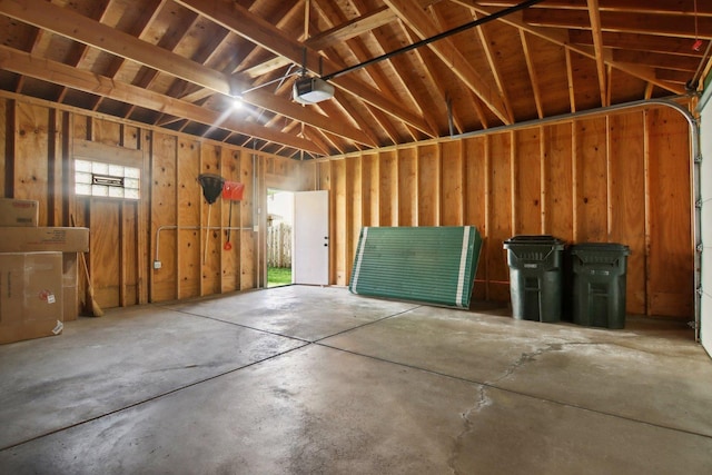 6734 N Hamlin Ave, Lincolnwood, IL 60712 - garage with a garage door opener