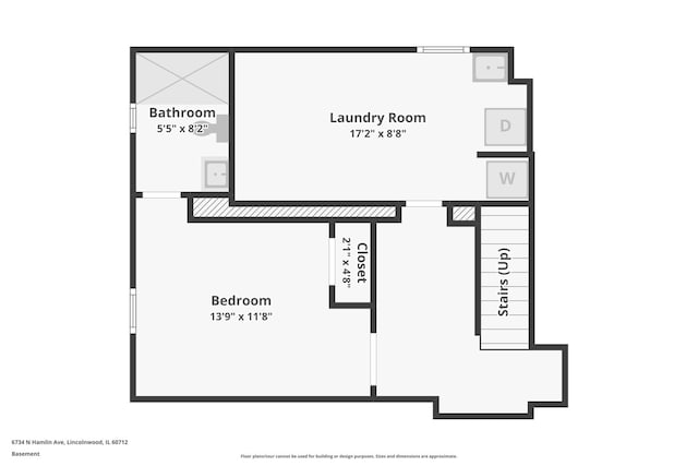 6734 N Hamlin Ave, Lincolnwood, IL 60712 - floor plan / room layout