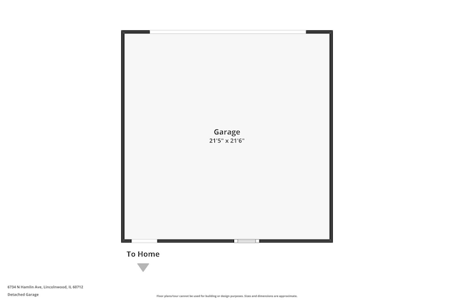 6734 N Hamlin Ave, Lincolnwood, IL 60712 - property floor plan