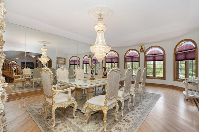 1020 Evergreen Dr, Lake Forest, IL 60045 - dining room featuring baseboards and wood finished floors