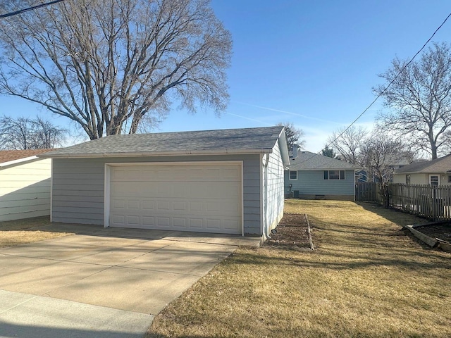 278 Rouse Ave, Mundelein, IL 60060 - garage with fence