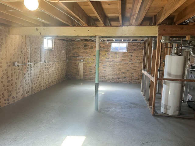 278 Rouse Ave, Mundelein, IL 60060 - basement with water heater and a sink