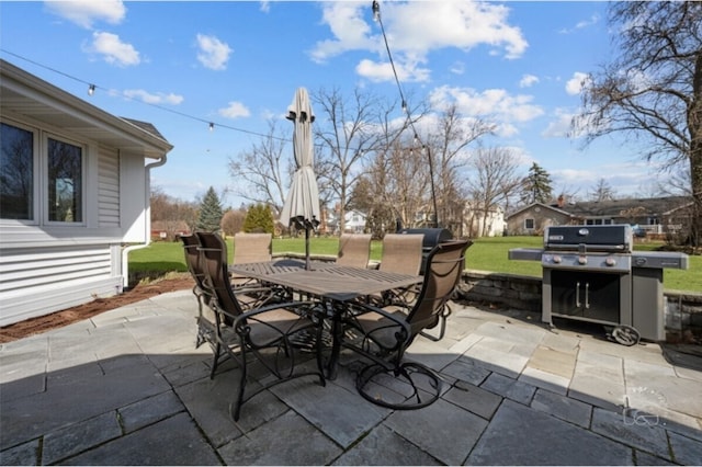 73 Brandon Ave, Glen Ellyn, IL 60137 - view of patio with outdoor dining space and area for grilling