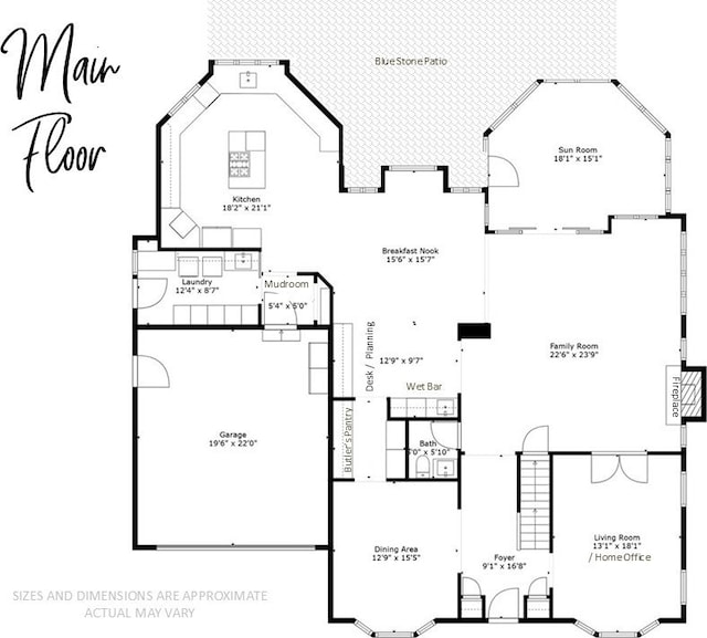 73 Brandon Ave, Glen Ellyn, IL 60137 - floor plan