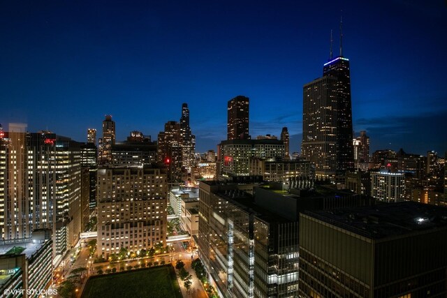 680 N Lake Shore Dr Unit 2700, Chicago, IL 60611 - city view featuring a view of city lights