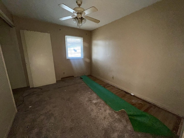 1101 N Coler Ave, Urbana, IL 61801 - carpeted spare room featuring ceiling fan