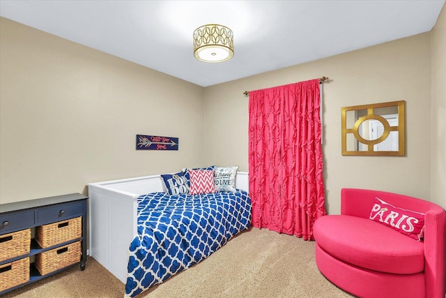 bedroom featuring carpet floors