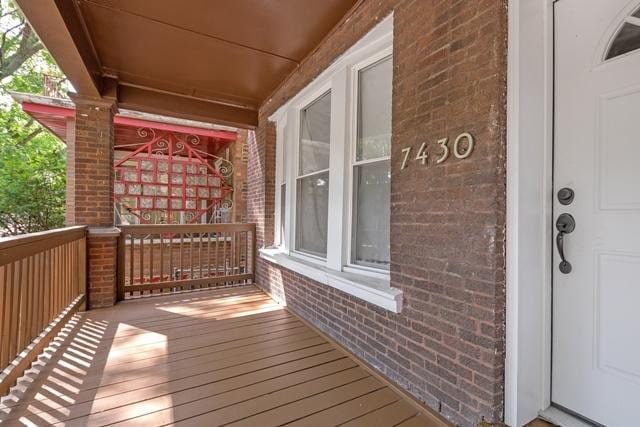 view of deck