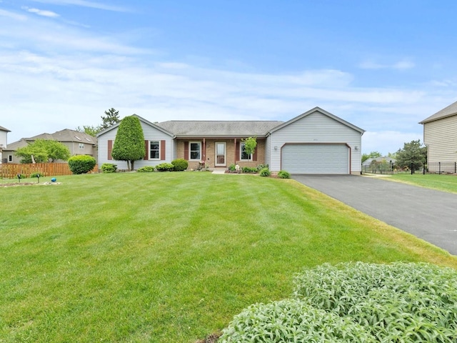 3721 Bunker Hill Dr, Algonquin, IL 60102 - single story home featuring a garage and asphalt driveway